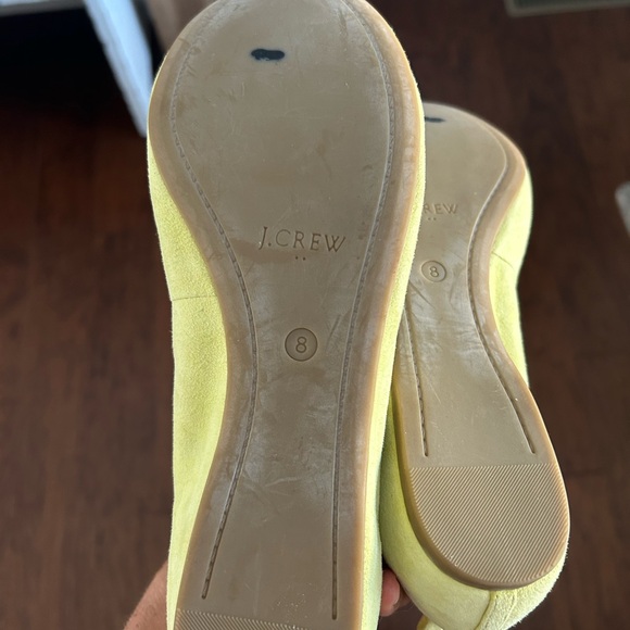 J crew Anya ballet flats - yellow- size 8 - Picture 2 of 8